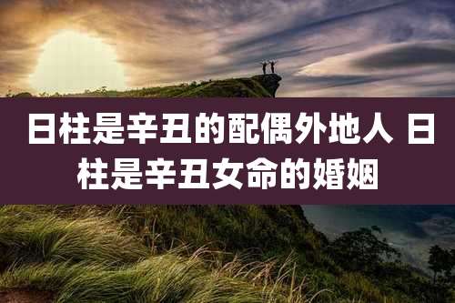 日柱是辛丑的配偶外地人 日柱是辛丑女命的婚姻