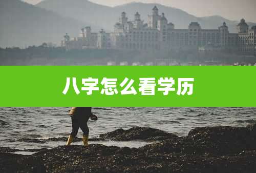 八字怎么看学历