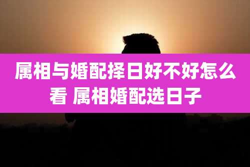属相与婚配择日好不好怎么看 属相婚配选日子