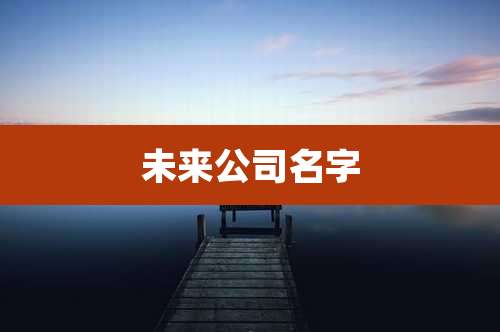 未来公司名字
