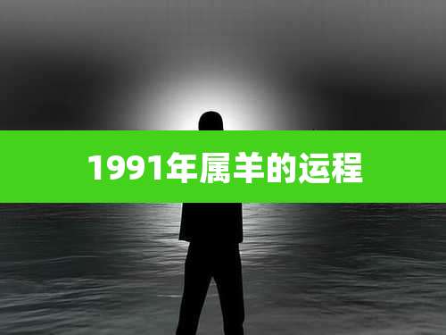 1991年属羊的运程