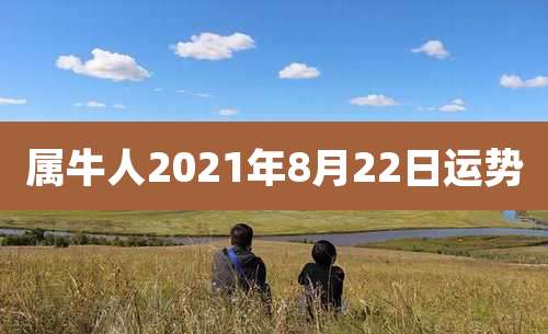 属牛人2021年8月22日运势