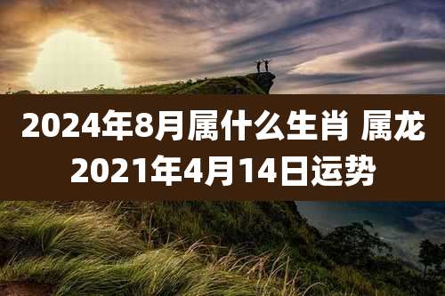 2024年8月属什么生肖 属龙2021年4月14日运势
