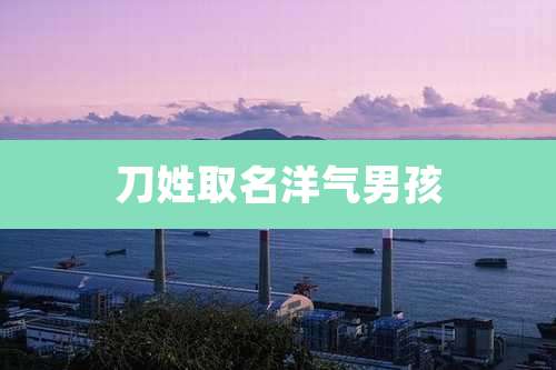 刀姓取名洋气男孩
