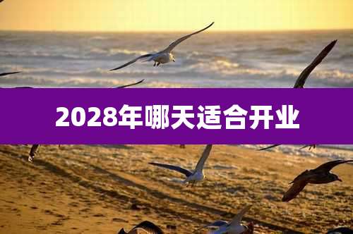 2028年哪天适合开业