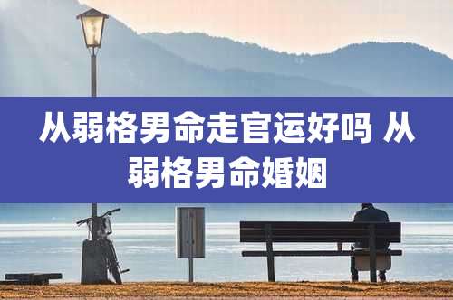 从弱格男命走官运好吗 从弱格男命婚姻