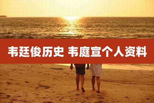 韦廷俊历史 韦庭宣个人资料