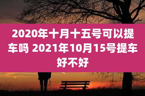 2020年十月十五号可以提车吗 2021年10月15号提车好不好