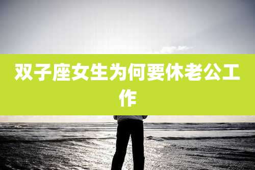 双子座女生为何要休老公工作