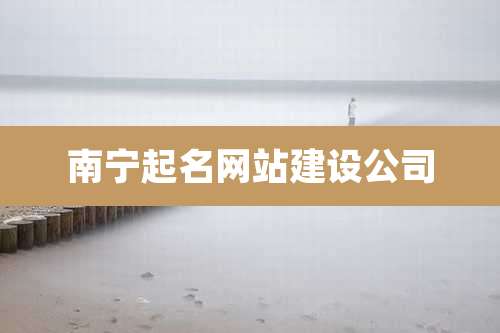 南宁起名网站建设公司