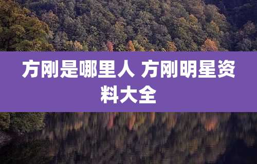 方刚是哪里人 方刚明星资料大全