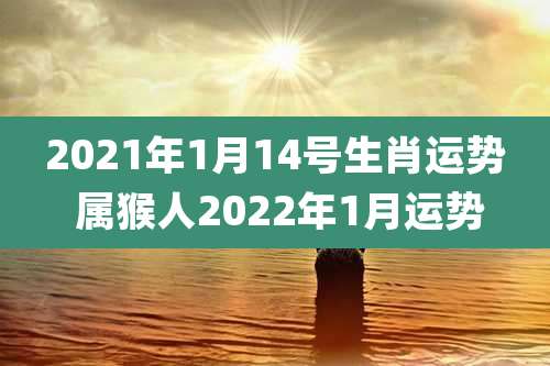 2021年1月14号生肖运势 属猴人2022年1月运势