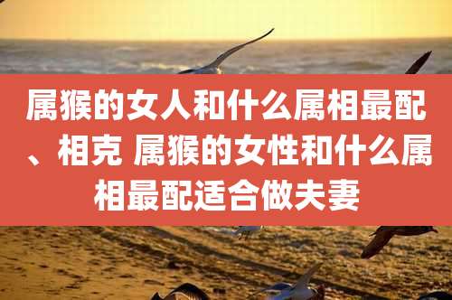 属猴的女人和什么属相最配、相克 属猴的女性和什么属相最配适合做夫妻