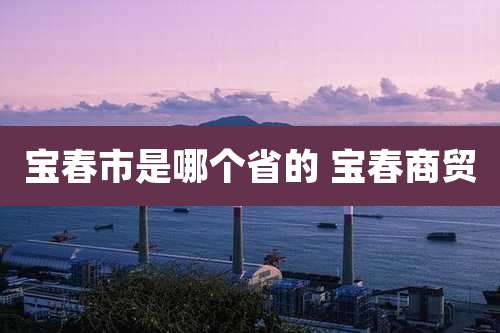 宝春市是哪个省的 宝春商贸