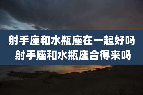 射手座和水瓶座在一起好吗 射手座和水瓶座合得来吗