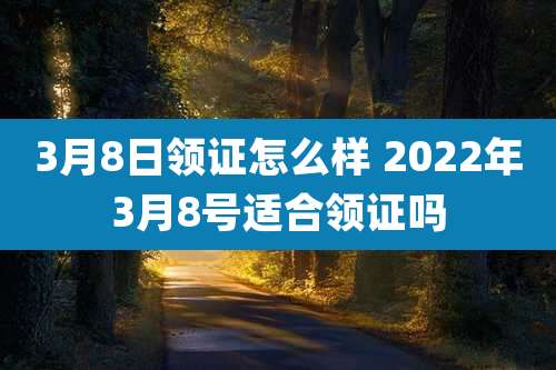 3月8日领证怎么样 2022年3月8号适合领证吗