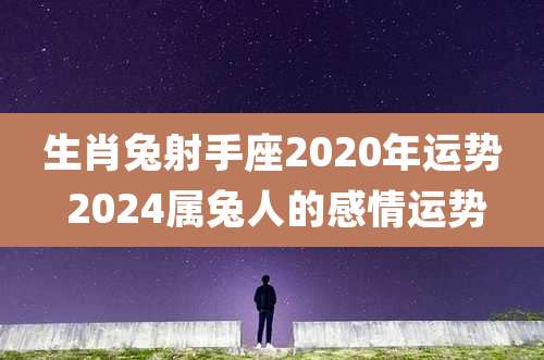 生肖兔射手座2020年运势 2024属兔人的感情运势