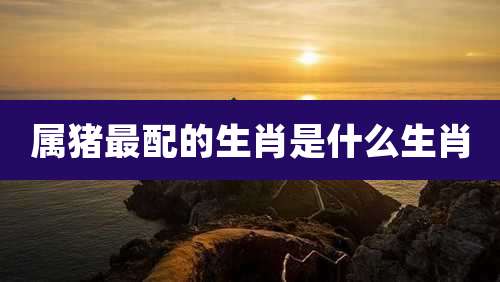 属猪最配的生肖是什么生肖