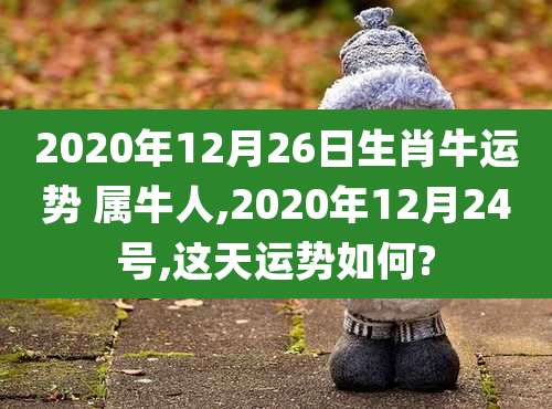 2020年12月26日生肖牛运势 属牛人,2020年12月24号,这天运势如何?