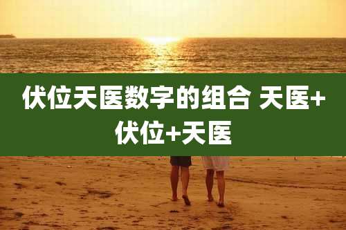 伏位天医数字的组合 天医+伏位+天医