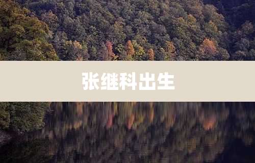 张继科出生