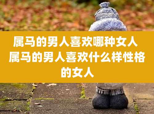 属马的男人喜欢哪种女人 属马的男人喜欢什么样性格的女人