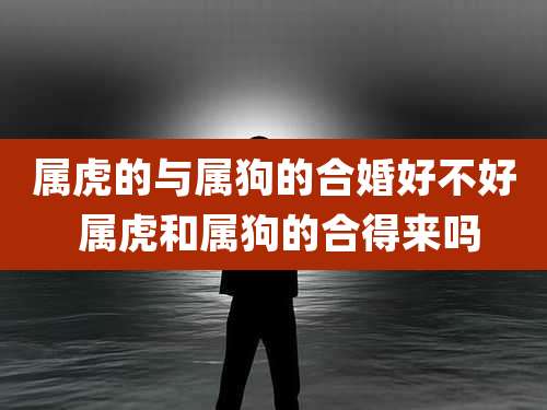 属虎的与属狗的合婚好不好 属虎和属狗的合得来吗