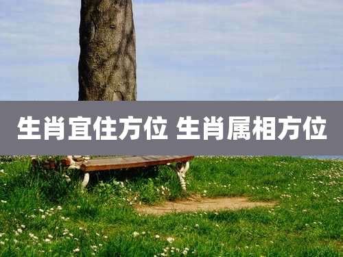 生肖宜住方位 生肖属相方位