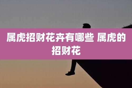 属虎招财花卉有哪些 属虎的招财花