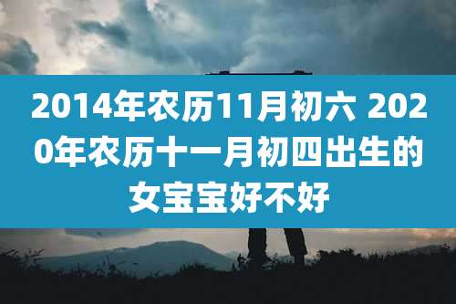 2014年农历11月初六 2020年农历十一月初四出生的女宝宝好不好