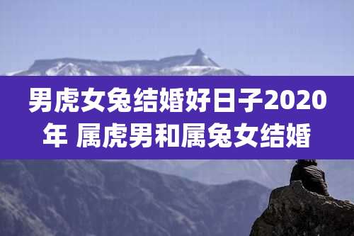 男虎女兔结婚好日子2020年 属虎男和属兔女结婚