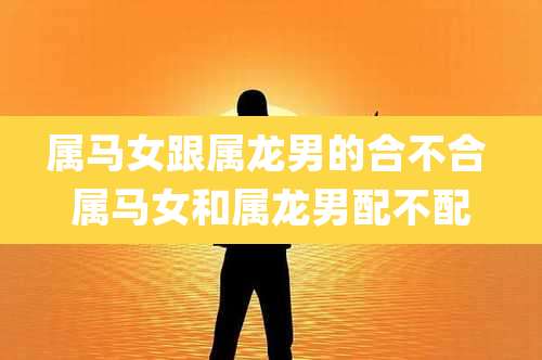 属马女跟属龙男的合不合 属马女和属龙男配不配
