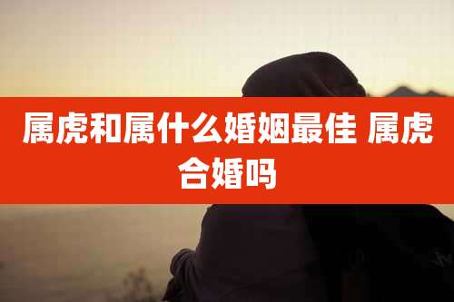 属虎和属什么婚姻最佳 属虎合婚吗