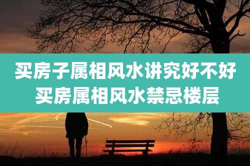 买房子属相风水讲究好不好 买房属相风水禁忌楼层