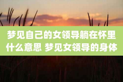 梦见自己的女领导躺在怀里什么意思 梦见女领导的身体