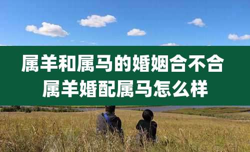 属羊和属马的婚姻合不合 属羊婚配属马怎么样