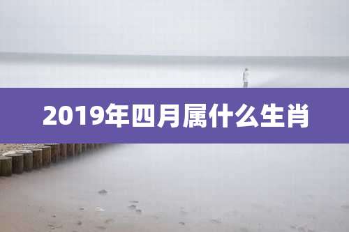 2019年四月属什么生肖
