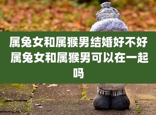 属兔女和属猴男结婚好不好 属兔女和属猴男可以在一起吗