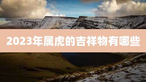 2023年属虎的吉祥物有哪些