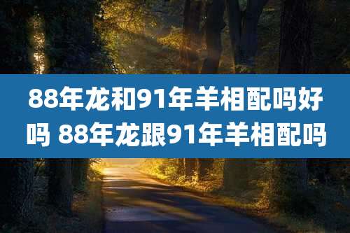 88年龙和91年羊相配吗好吗 88年龙跟91年羊相配吗