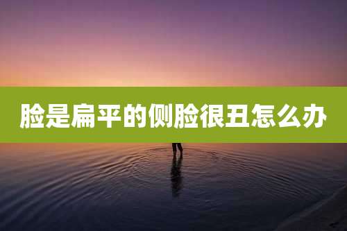 脸是扁平的侧脸很丑怎么办