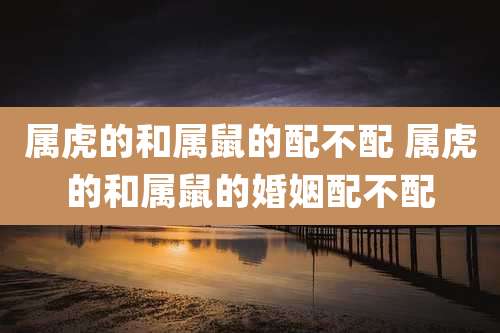 属虎的和属鼠的配不配 属虎的和属鼠的婚姻配不配