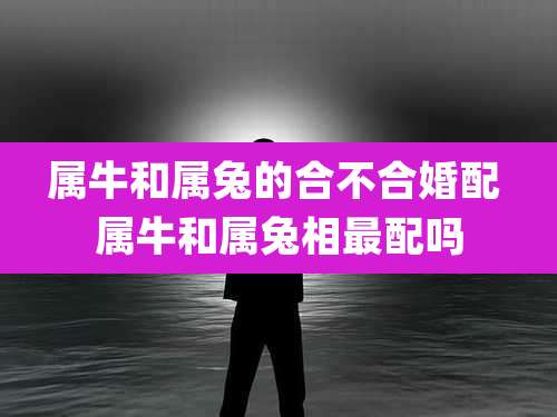 属牛和属兔的合不合婚配 属牛和属兔相最配吗