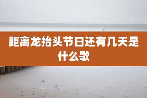 距离龙抬头节日还有几天是什么歌