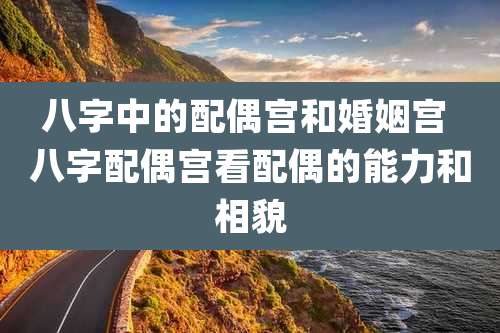 八字中的配偶宫和婚姻宫 八字配偶宫看配偶的能力和相貌